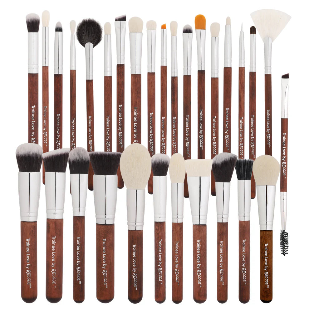Recode 30 Makeup Brushes for Beginners - Recode Brush Set 30 Trainee Love