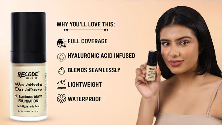 HD Luminous Matte Foundation 30 ML