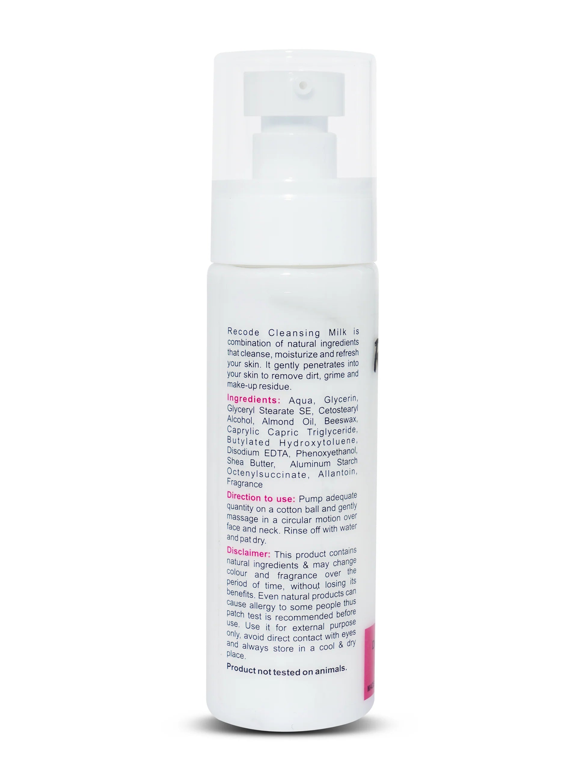 Recode Cleansing Milk - 100 ML