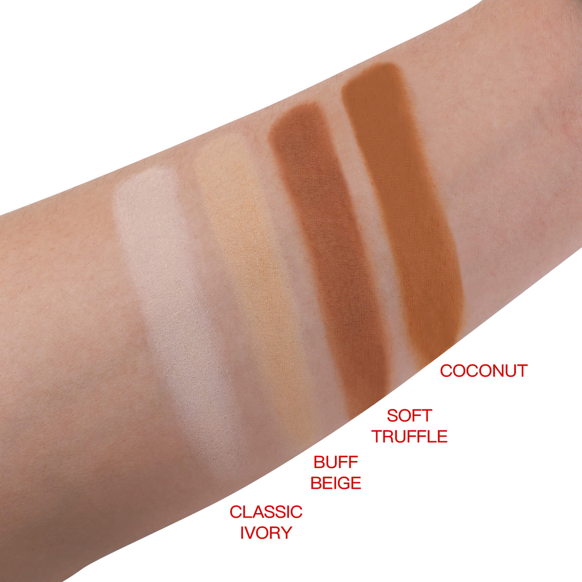 watches of IMAGIC contour shades: Classic Ivory, Buff Beige, Soft Truffle, Coconut